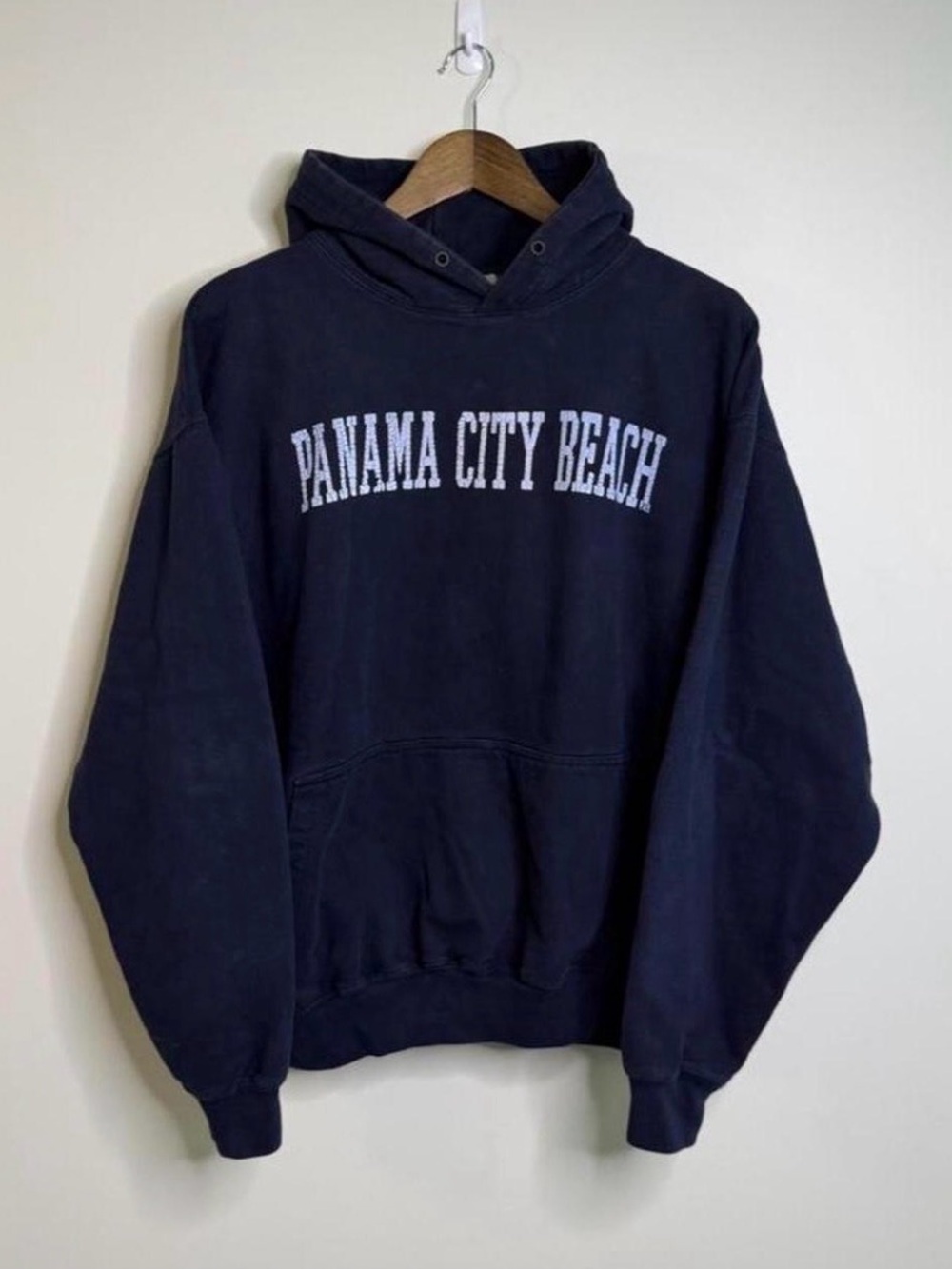 Y2K Panama City Beach Boxy Hoodie Heavyweight Surf Sweatshirt